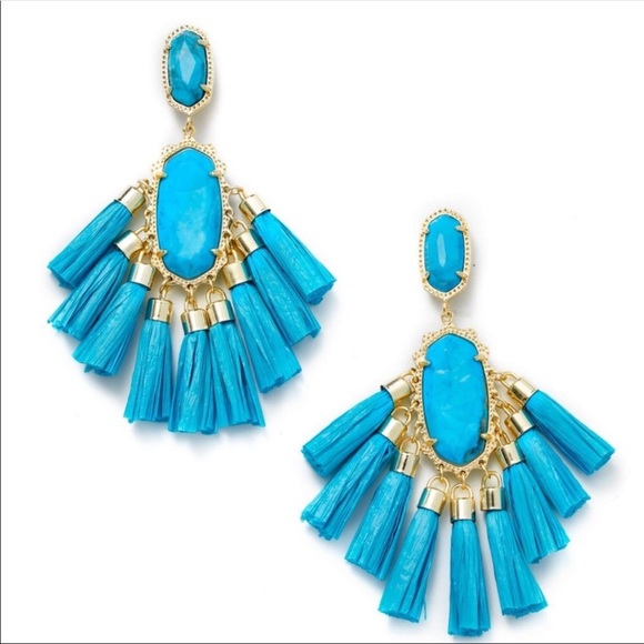 Kendra Scott Cristina Stone Tassel Earrings - Picture 5 of 8